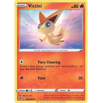 Sběratelská karetní hra Pokémon karta Victini 036/264 - Fusion Strike