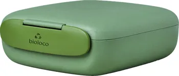 Svačinový box Bioloco Ekologický ultralehký svačinový box 16 x 17,5 x 6 cm olivový