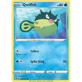 Sběratelská karetní hra Pokémon karta Qwilfish 060/264 - Fusion Strike