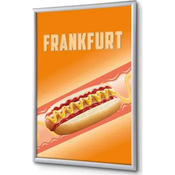 Set klaprámu A4, Hot Dog, španělsky