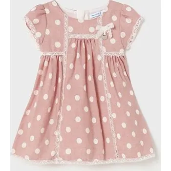 Kojenecké šaty kojenecké letní puntíkaté šatičky Mayoral 1946-64 velikost 80