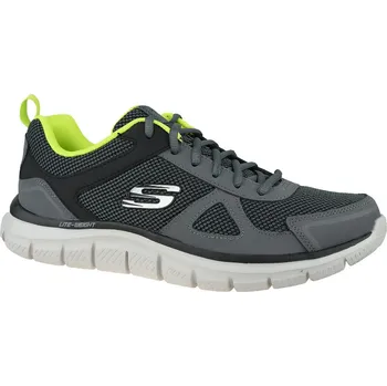 Pánská móda Šedé pánské tenisky Skechers Track-Bucolo 52630-CCLM Velikost: 43