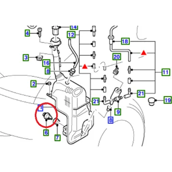 vypínač Spínač - výstr. nízká hladina kapaliny