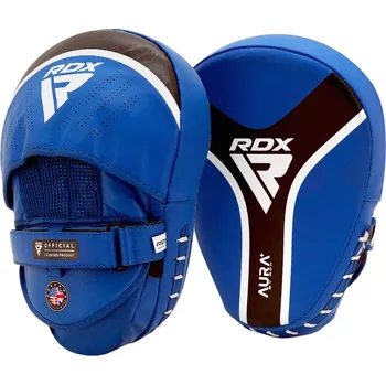 Boxerské rukavice Boxerské Lapy RDX AURA plus T-17 černo/modré