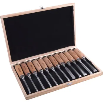 Dláto dláta řezbářská, sada 12ks, délka 200mm