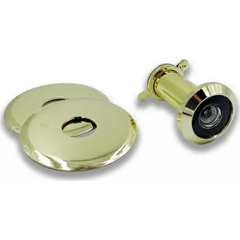 Dveřní kukátko SA - Průhledítko (kukátko) KOMPLET OLV - Mosaz leštěná lakovaná