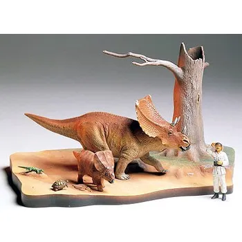 Plastikový model Tamiya Chasmosaurus Diorama