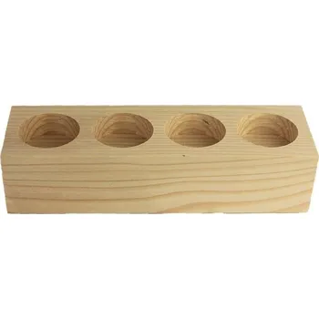 Svícen Dřevěný svícen na 4 svíčky 097034