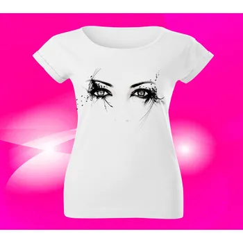 Dámské tričko Dámské tričko oči II XL