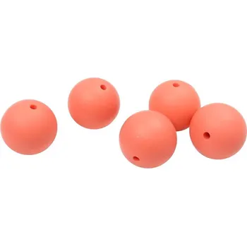 Dětské navlékací korálky Natana silikonové korálky korál 19 mm 5 kusů