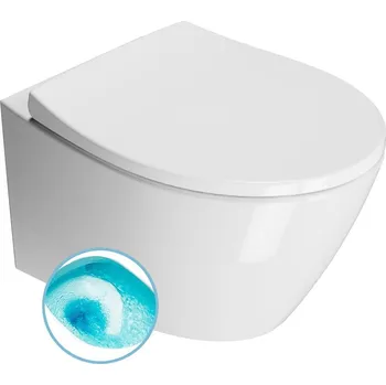 Klozet GSI MODO závěsná WC mísa, Swirlflush, 37x52cm, bílá ExtraGlaze