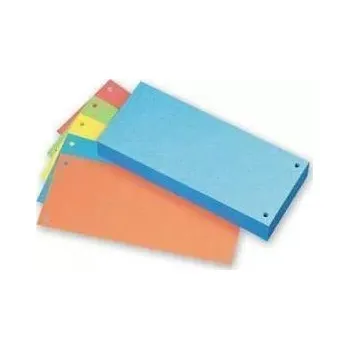 Rozdružovače do pořadače 10x24cm 100 kusů , oranžová