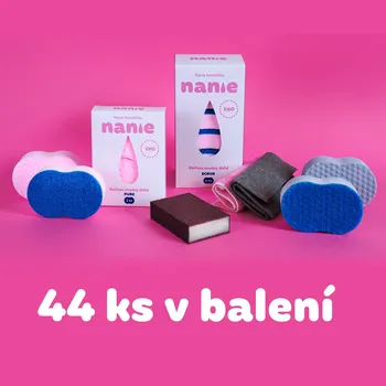 Houbička Nanie Maxi Pack 44 ks – Čisticí nano houbičky a hadříky