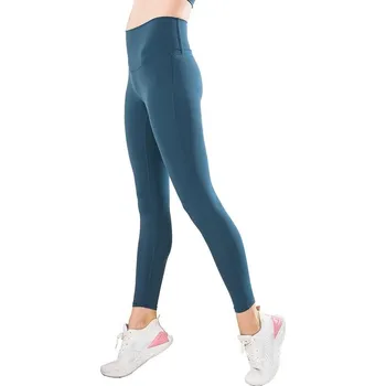 Dámské legíny Dámské legíny s vysokým pasem Modrá L