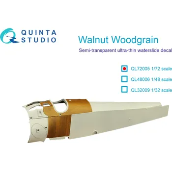 Plastikový model Quinta studio 1/72 Walnut Woodgrain (all kits)