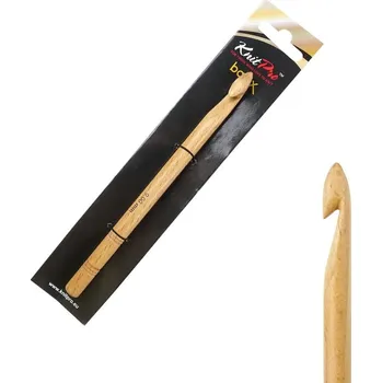 Dřevěný háček Knitpro Basix Birch 9 mm
