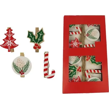 Vánoční dekorace Sada klipů D4326 S/12