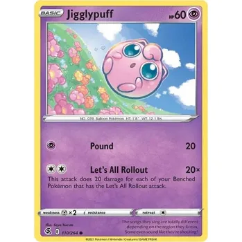 Karetní hra Pokémon karta Jigglypuff 110/264 - Fusion Strike