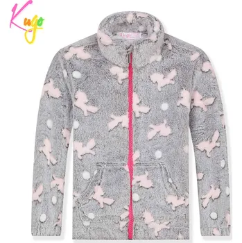 Dívčí mikina Dívčí mikina - KUGO KM2331, šedá koníčci Barva: Šedá, Velikost: 98