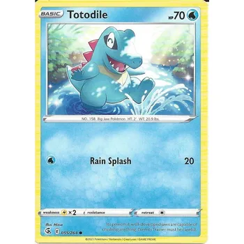 Sběratelská karetní hra Pokémon karta Totodile 055/264 - Fusion Strike