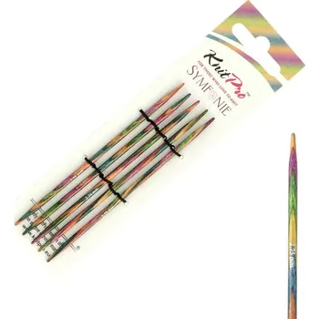 Nástroj na niť a příze Dřevěné ponožkové jehlice Symfonie 10 cm 2,75 mm