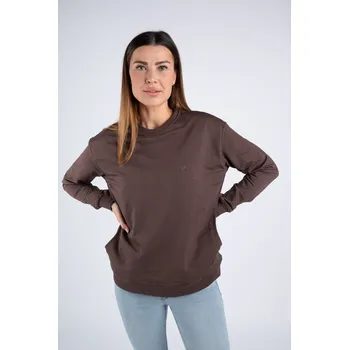 Dámská mikina Moniel kojící mikina krátká Basic Chocolate Velikost: XL