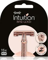 Wilkinson Sword Intuition Double Edge Rose Gold Blades náhradní žiletky 15 ks