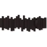 Tmavě hnědý plastový nástěnný věšák Sticks – Umbra ID_1534472