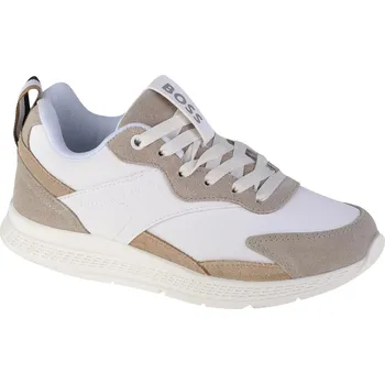 Chlapecké tenisky Bílo-béžové chlapecké tenisky BOSS Trainers J29289-10B Velikost: 33