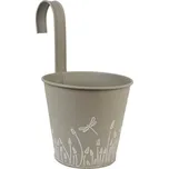 Květináč plechový k zavěšení K2586/2