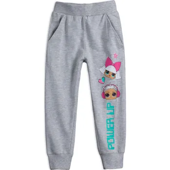 LOL SURPRISE Dívčí tepláky L.O.L.SURPRISE POWER UP šedé Velikost: 110