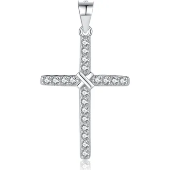 Přívěsek NUBIS® Stříbrný přívěšek křížek - NB-4416