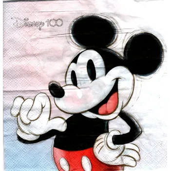 Papírový ubrousek UBR-F62, Ubrousek, 16x16 cm, MYŠ MICKEY, 1 kus