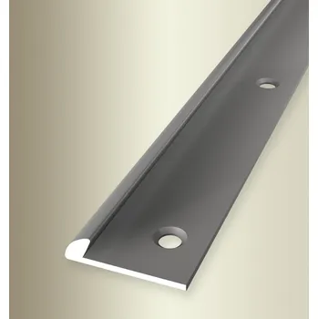 Podlahová lišta Küberit 357 Ukončovací lišta 3 mm pro PVC, vinyl, koberce Barva dekoru: imit. nerezi F2, Délka lišty: 250 cm