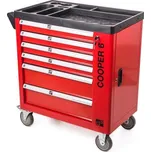 Dílenský vozík G21 Cooper 6, červený
