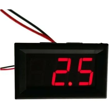 Digitální ampérmetr do panelu 0-100A DC