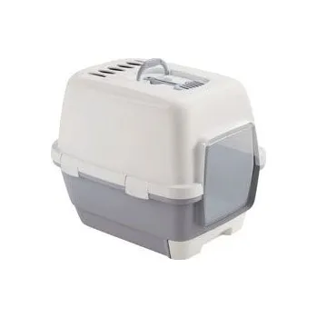 Toaleta pro kočku WC kočka CATHY CLEVER kryté šedá Zolux