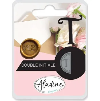 Sběratelství Aladine pečetidlo oboustranná iniciála - T -