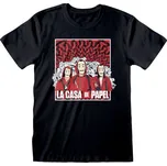 Heroes Inc. - Tričko pro dospělé Money Heist černé - S