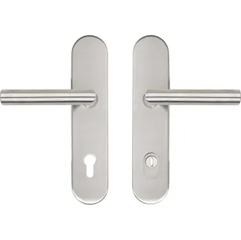 Dveřní kování MODEL GEHRUNG/92mm klika+klika | Dveře a dveřní příslušenství Dveřní kování, dveřní příslušenství Bezpečnostní kování Bezpečnostní kování Hoppe široký štít Gehrung