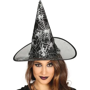 Oblečení a móda Guirca Dámský kouzelnický klobouk - Pavučina