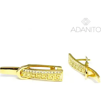 Náušnice Zlaté náušnice se zirkony