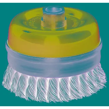 Drátěný kartáč Abraboro Kartáč na tupo O120mm se závitem M14, opletený (AB92031321)