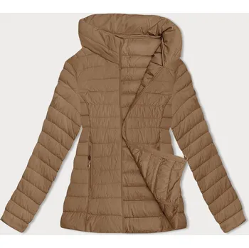 Dámská prošívaná bunda ve velbloudí barvě pro přechodné období (16M9109-84) odstíny béžové S (36)