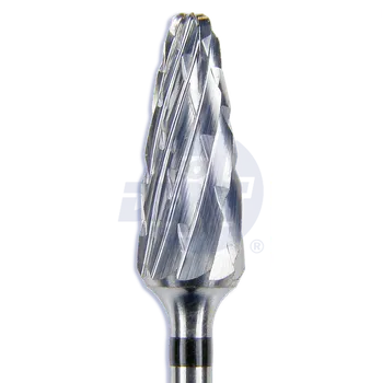 Příslušenství k frézce super hrubá tvrdokovová fréza s křížovým břitem, plamen, špičatý | do násadce | 500 104 274 224 050