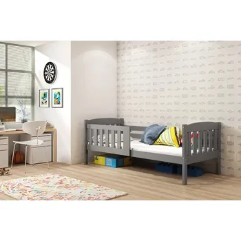 Dětská postel Nábytek PEGAS s.r.o. Dětská postel KUBUS 90x200 cm s matrací, Grafit
