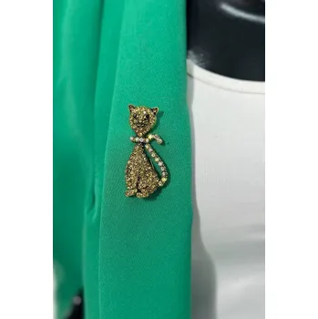 Souprava šperků Brož Koč A-2-21-10 zlatá barva UNI