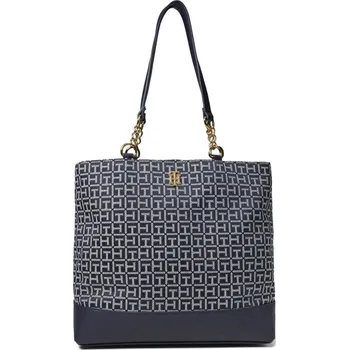 Kabelka Tommy Hilfiger Joy Monogram modrá