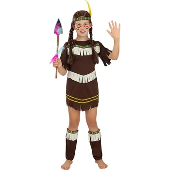 Karnevalový kostým Funiglobal - Kostým indiánka pro dívky - 3-4 years