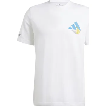 Pánské tričko Pánské Tričko s krátkým rukávem ADIDAS M CHC G T II5923 – Bílá XL